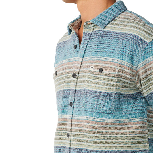 Rip Curl Classic Surf Baja Long Sleeve Button-Up Flannel Shirt 5