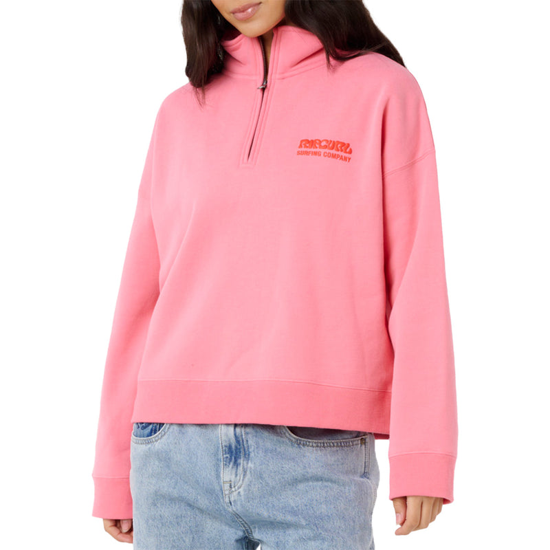Load image into Gallery viewer, Rip Curl Women's Surf Puff Fleece ¼-Zip Jacket 1
