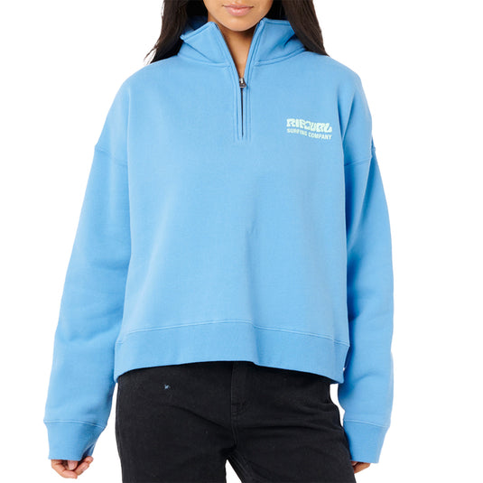 Rip Curl Women's Surf Puff Fleece Quarter-Zip Jacket 6