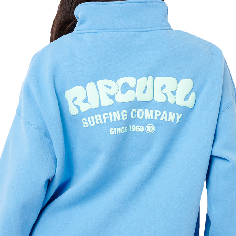 Load image into Gallery viewer, Rip Curl Women's Surf Puff Fleece Quarter-Zip Jacket 9
