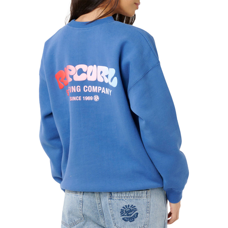 Load image into Gallery viewer, Rip Curl Women's Surf Puff Heritage Crew Sweatshirt 2
