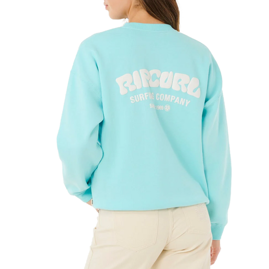 Rip Curl Women's Surf Puff Heritage Crew Sweatshirt 8