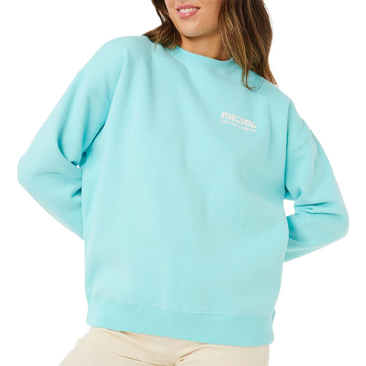 Rip Curl Women's Surf Puff Heritage Crew Sweatshirt 9