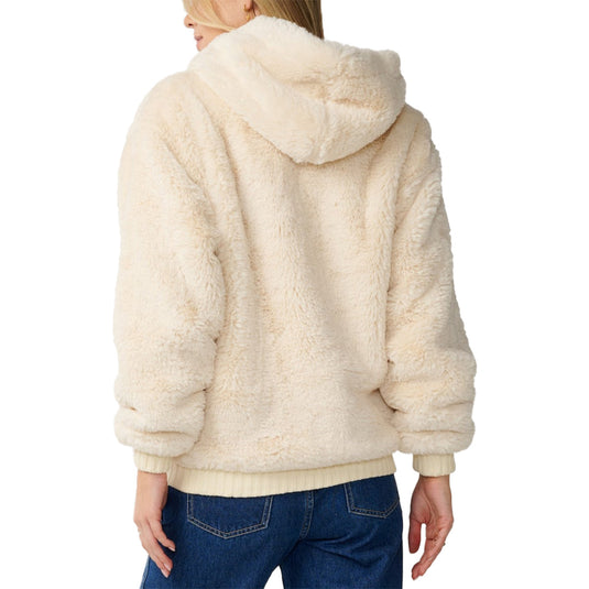 Rip Curl Women's Bossa Nova Fluffy Polar Fleece Zip-Up Hoodie 2