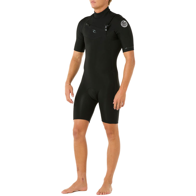 Load image into Gallery viewer, Rip Curl Dawn Patrol 2mm Short Sleeve Chest-Zip Spring Wetsuit 9
