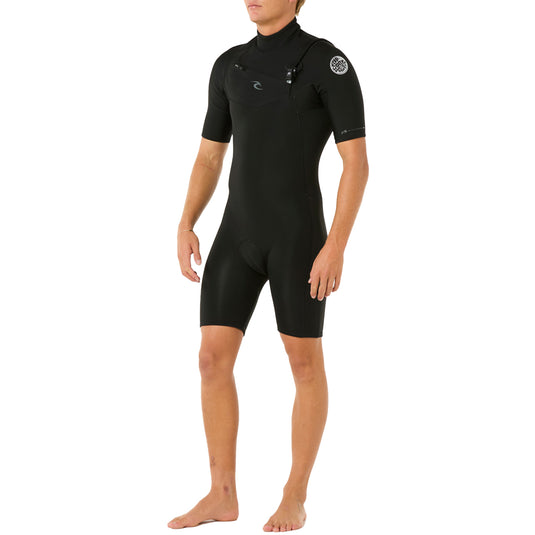 Rip Curl Dawn Patrol 2mm Short Sleeve Chest-Zip Spring Wetsuit 9