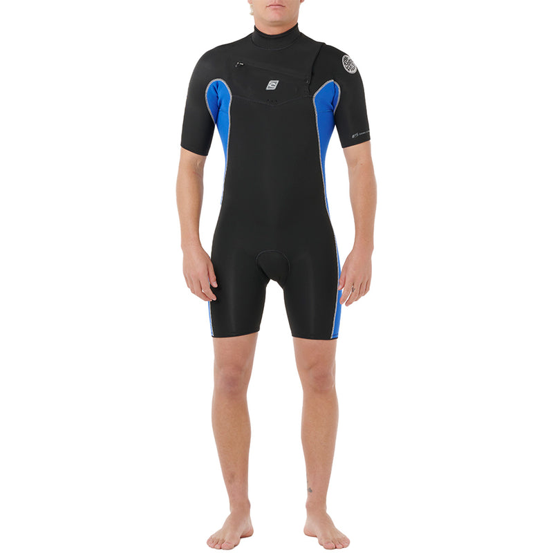 Load image into Gallery viewer, Rip Curl Dawn Patrol 2mm Short Sleeve Chest-Zip Spring Wetsuit 1

