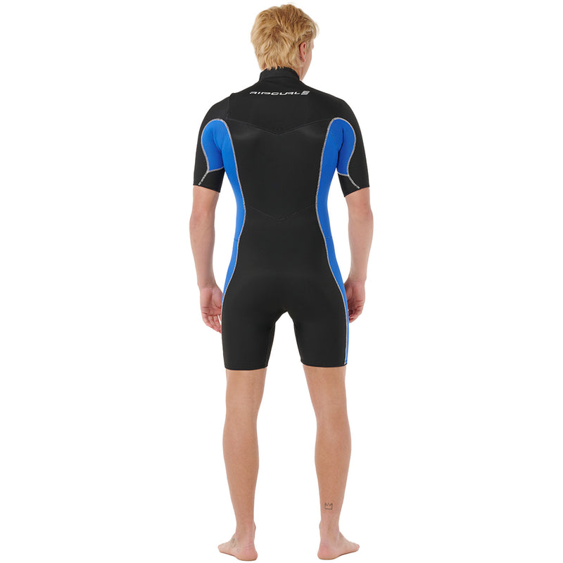 Load image into Gallery viewer, Rip Curl Dawn Patrol 2mm Short Sleeve Chest-Zip Spring Wetsuit 2
