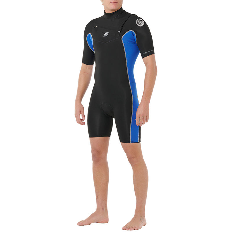 Load image into Gallery viewer, Rip Curl Dawn Patrol 2mm Short Sleeve Chest-Zip Spring Wetsuit 3
