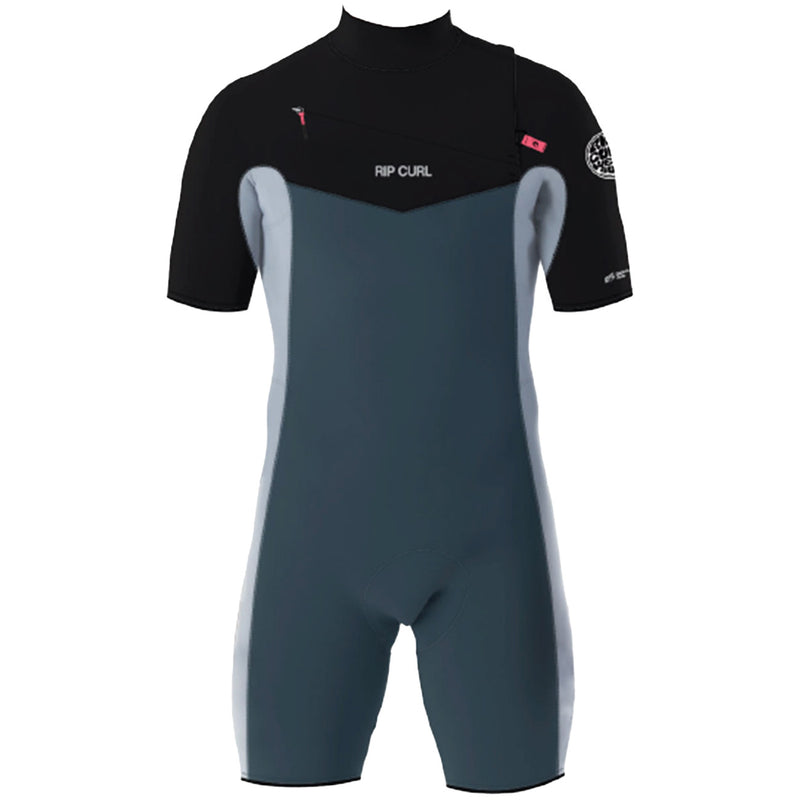 Load image into Gallery viewer, Rip Curl Dawn Patrol 2mm Short Sleeve Chest-Zip Spring Wetsuit 12
