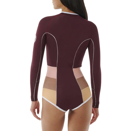 Rip Curl Women's G-Bomb 1mm Long Sleeve Hi-Cut Front-Zip Spring Wetsuit 2