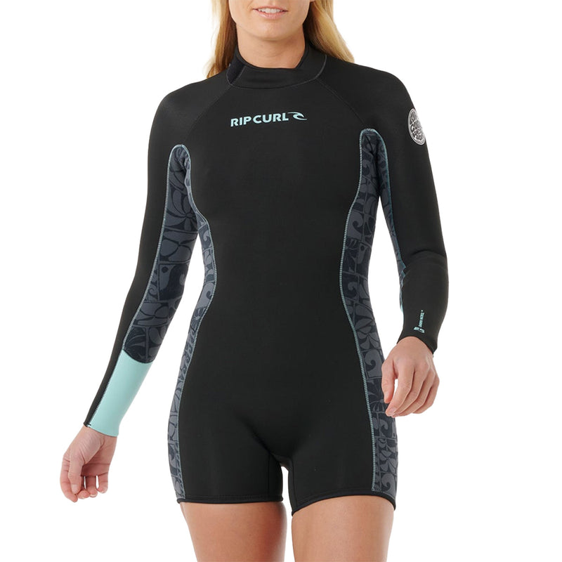 Load image into Gallery viewer, Rip Curl Women's Dawn Patrol 2mm Long Sleeve Back-Zip Spring Wetsuit 9
