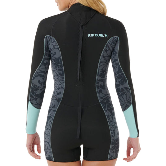 Rip Curl Women's Dawn Patrol 2mm Short Sleeve Back-Zip Spring Wetsuit 7