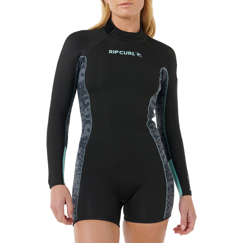 Load image into Gallery viewer, Rip Curl Women's Dawn Patrol 2mm Short Sleeve Back-Zip Spring Wetsuit 8
