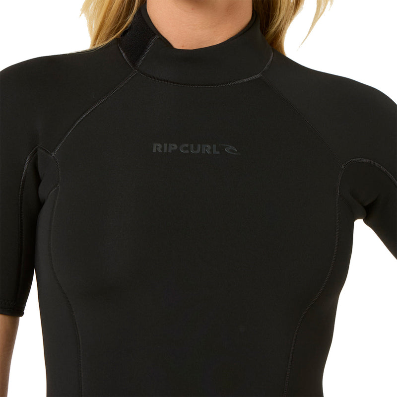 Load image into Gallery viewer, Rip Curl Women's Dawn Patrol 2mm Short Sleeve Back-Zip Spring Wetsuit 5
