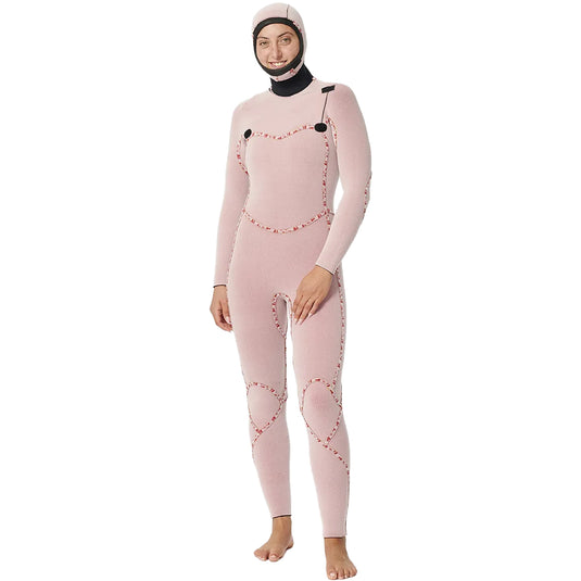 Rip Curl Women's Flashbomb 6/4 Hooded Chest-Zip Wetsuit • 2025 4