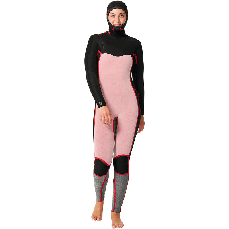 Load image into Gallery viewer, Rip Curl Women's Dawn Patrol 5/4 Hooded Chest-Zip Wetsuit • 2024 4
