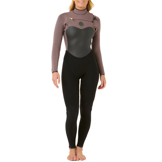 Rip Curl Women's Flashbomb 4/3 Chest-Zip Wetsuit • 2024 5