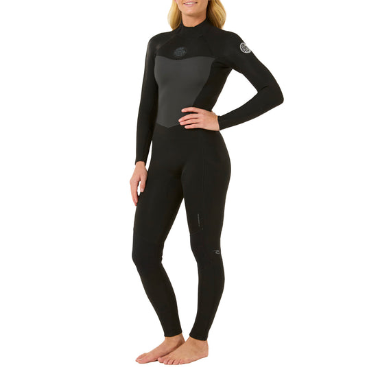 Rip Curl Women's Dawn Patrol 4/3 Back-Zip Wetsuit • 2024 4