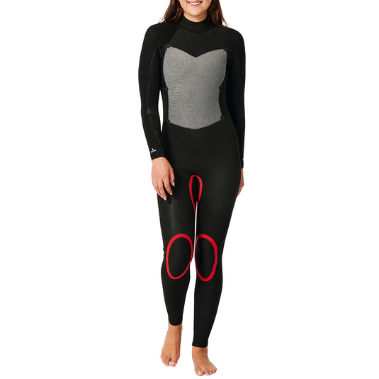 Rip Curl Women's Omega 4/3 Back-Zip Wetsuit 4