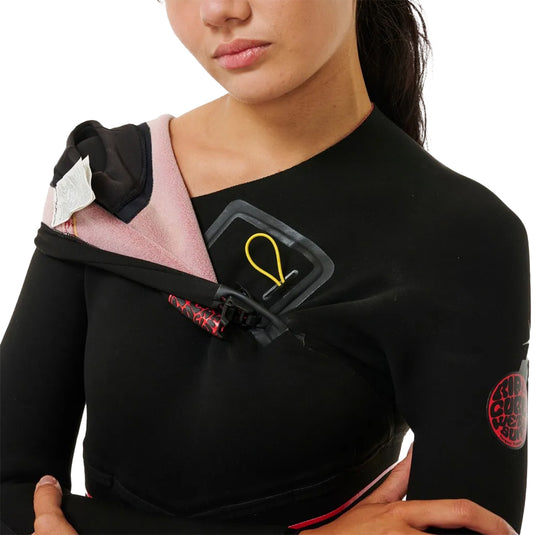 Rip Curl Women's Flashbomb Fusion 3/2 Zip-Free Wetsuit 6