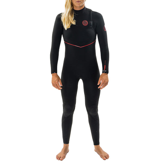 Rip Curl Women's Flashbomb Fusion 4/3 Zip-Free Wetsuit 6