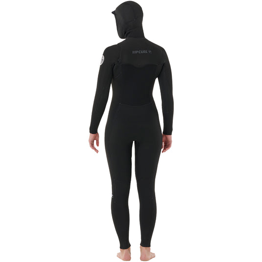 Rip Curl Women's Dawn Patrol 5/4 Hooded Chest-Zip Wetsuit 2