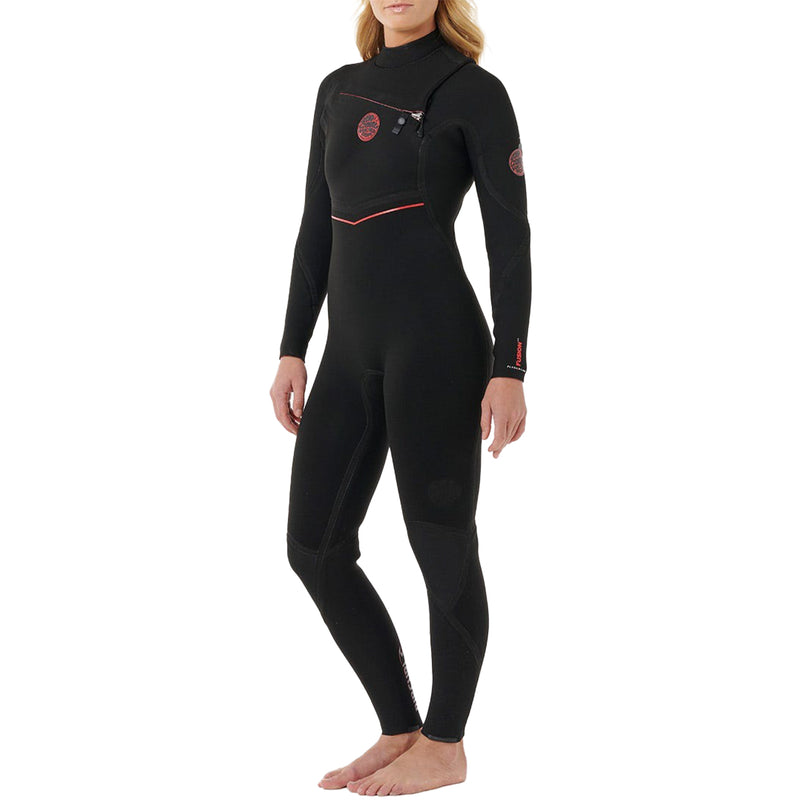 Load image into Gallery viewer, Rip Curl Women's Flashbomb Fusion 3/2 Chest-Zip Wetsuit 5

