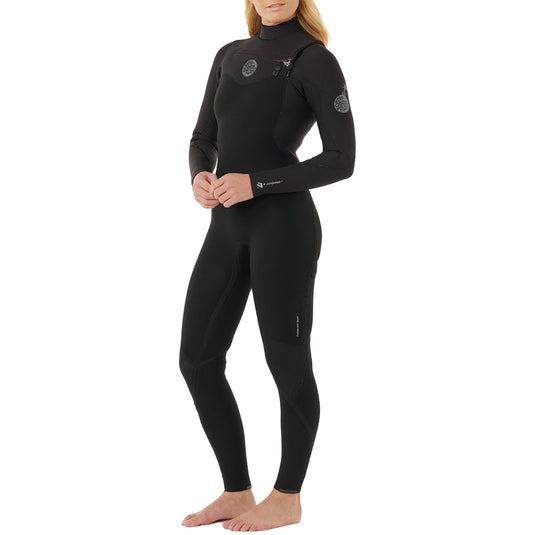 Rip Curl Women's Flashbomb 4/3 Chest-Zip Wetsuit 3