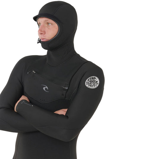 Rip Curl Dawn Patrol 5/4 Hooded Chest-Zip Wetsuit 5