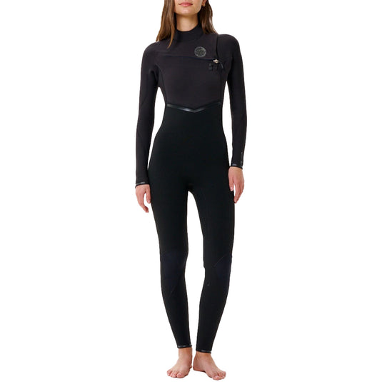 Rip Curl Women's E-Bomb 3/2 Chest-Zip Wetsuit 1