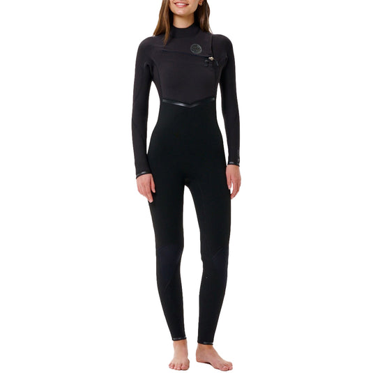 Rip Curl Women's E-Bomb 3/2 Chest-Zip Wetsuit 4