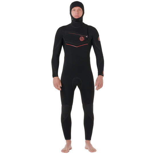 Rip Curl Flashbomb Fusion 5/4 Hooded Chest-Zip Wetsuit