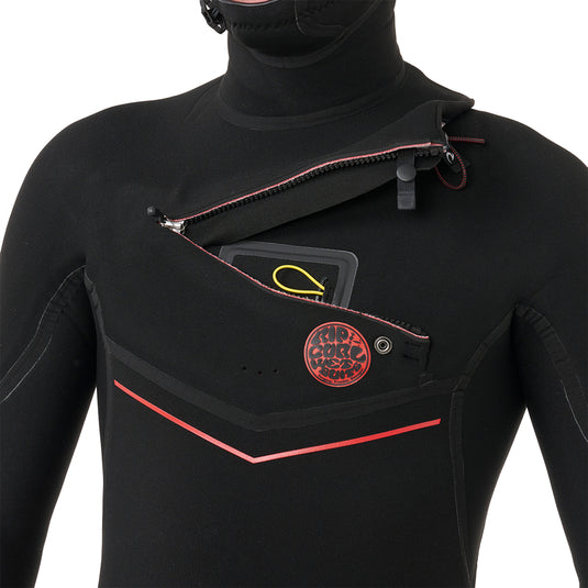 Rip Curl Flashbomb Fusion 4/3 Hooded Chest-Zip Wetsuit 7