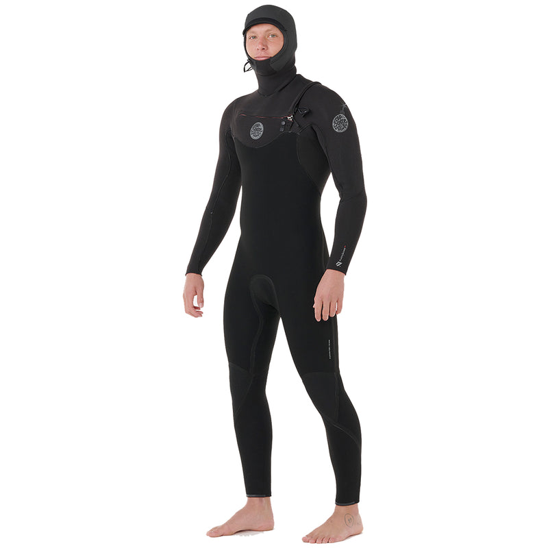 Load image into Gallery viewer, Rip Curl Flashbomb 5/4 Hooded Chest-Zip Wetsuit 3

