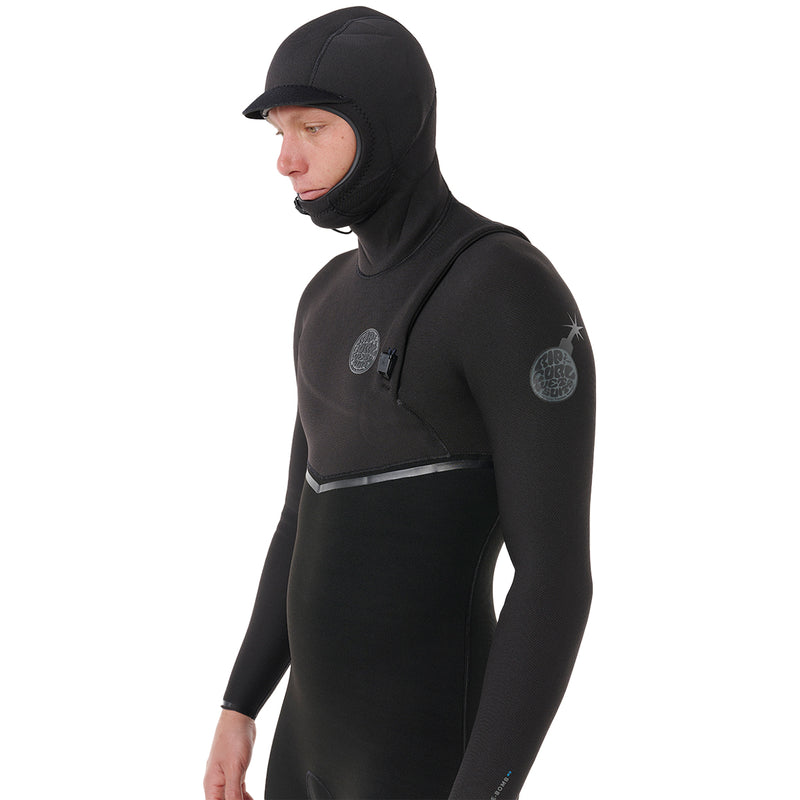 Load image into Gallery viewer, Rip Curl E-Bomb 4/3 Hooded Zip-Free Wetsuit 5
