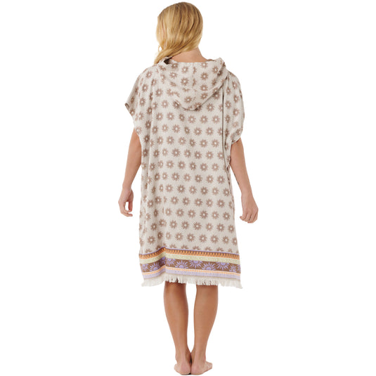 Rip Curl Women's Cala Nights Hooded Towel Changing Poncho 2