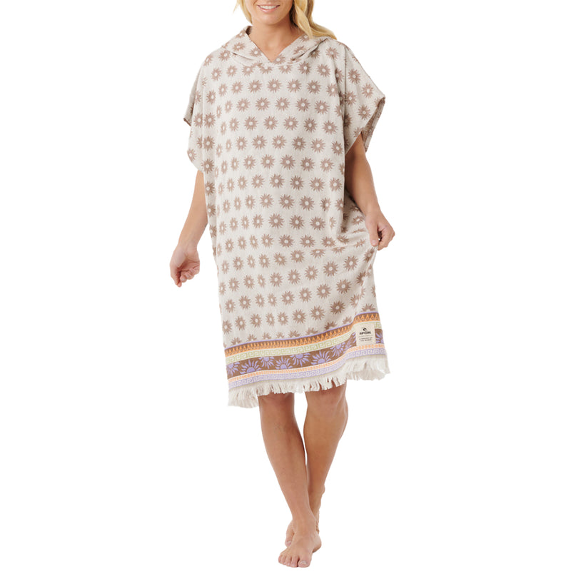 Load image into Gallery viewer, Rip Curl Women's Cala Nights Hooded Towel Changing Poncho 3
