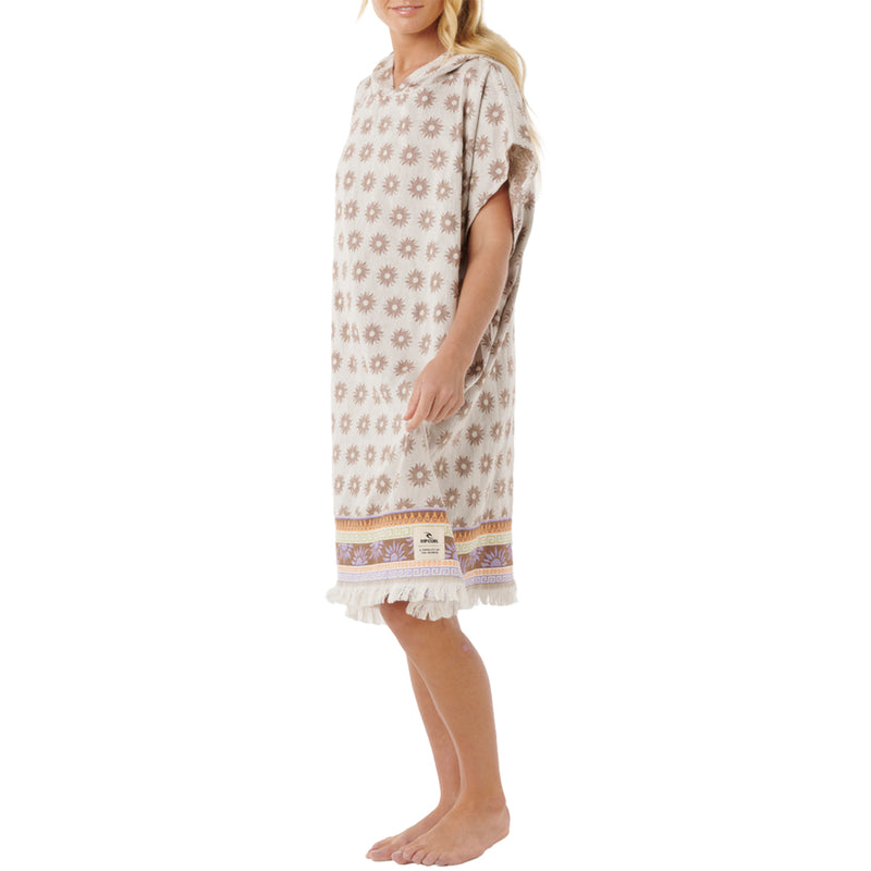 Load image into Gallery viewer, Rip Curl Women's Cala Nights Hooded Towel Changing Poncho 4
