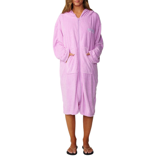 Rip Curl Women's Classic Surf Zip-Up Hooded Towel Changing Poncho 1