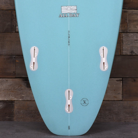 Rip Curl All-Day PU 7'6 × 21 ⅝ × 3 1/16 Surfboard - Clear/Blue 3