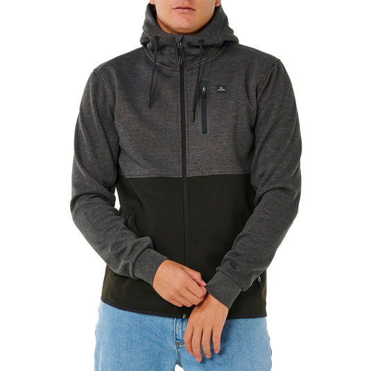 Rip Curl Departed Anti-Series Fleece Zip Hooded Jacket 5