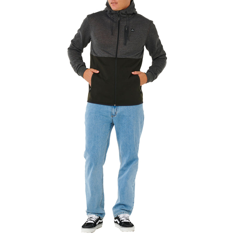 Load image into Gallery viewer, Rip Curl Departed Anti-Series Fleece Zip Hooded Jacket 9
