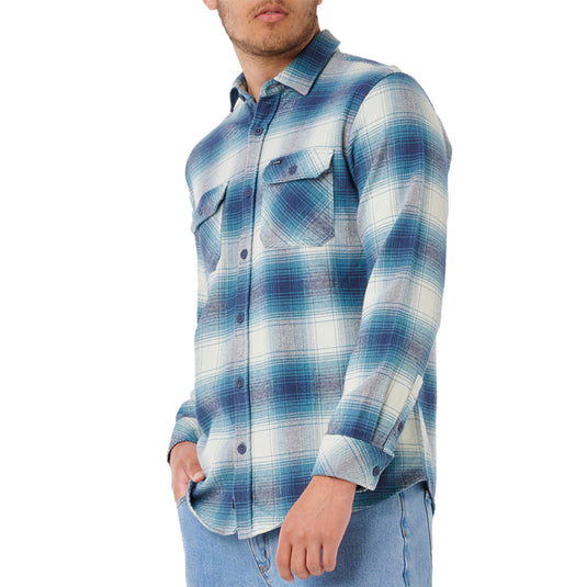 Rip Curl Count Long Sleeve Button-Up Flannel Shirt • 2025 3