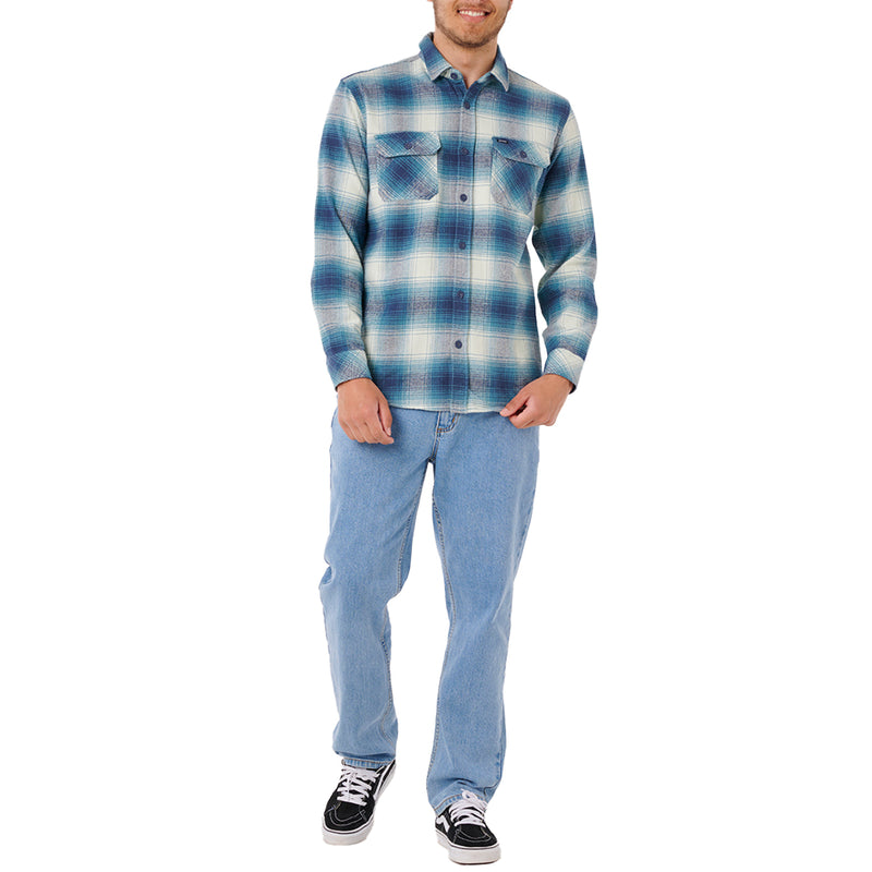 Load image into Gallery viewer, Rip Curl Count Long Sleeve Button-Up Flannel Shirt • 2025 5
