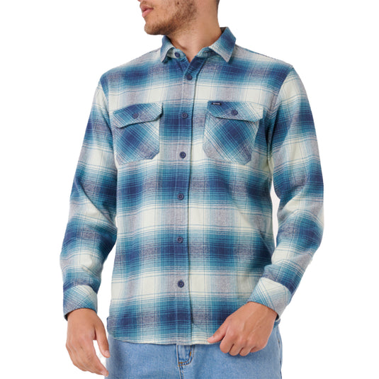 Rip Curl Count Long Sleeve Button-Up Flannel Shirt • 2025 2
