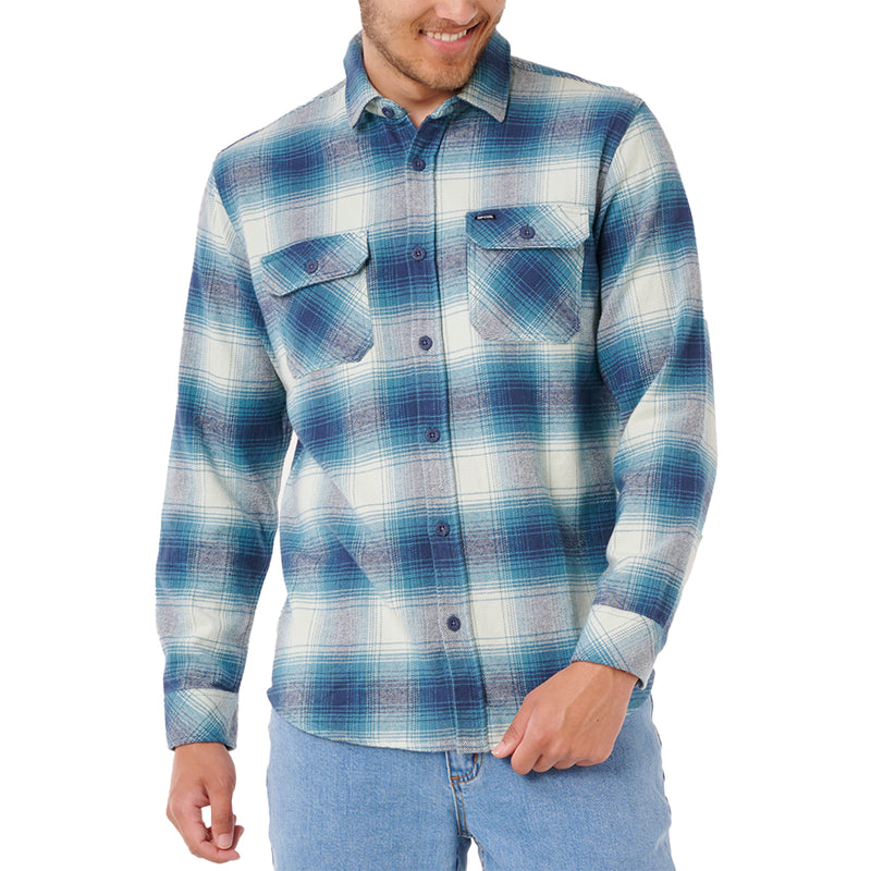 Load image into Gallery viewer, Rip Curl Count Long Sleeve Button-Up Flannel Shirt • 2025 1
