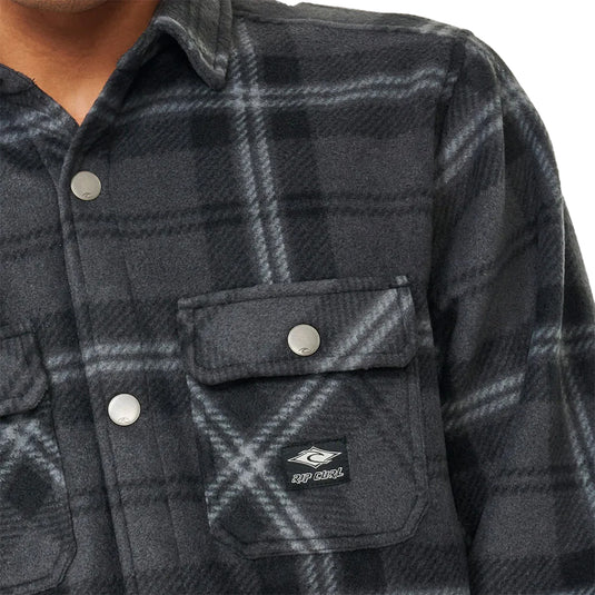 Rip Curl Polar Fleece Party Pack Flannel Shirt 6