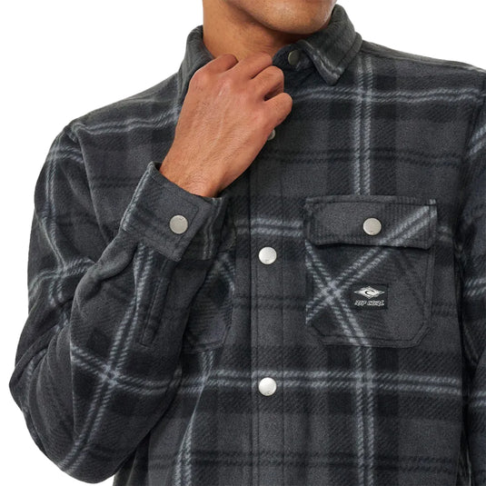 Rip Curl Polar Fleece Party Pack Flannel Shirt 5