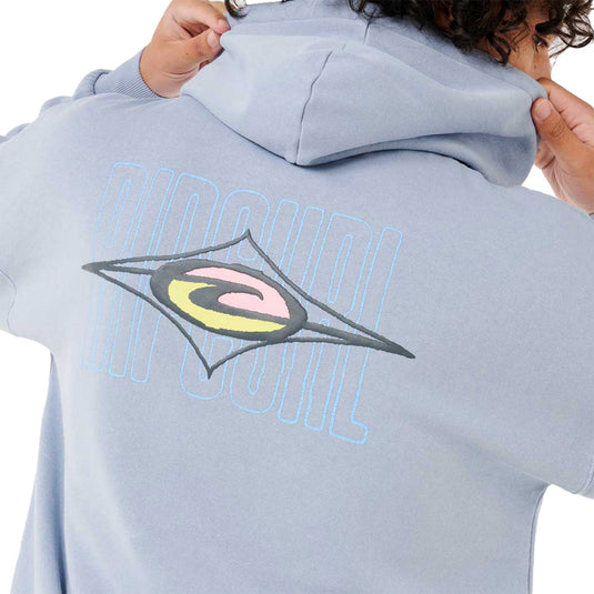Rip Curl Raw Energy Pullover Hoodie - Ice Blue 6